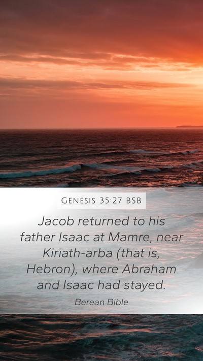 Genesis 35:27 BSB Bible Verse Image