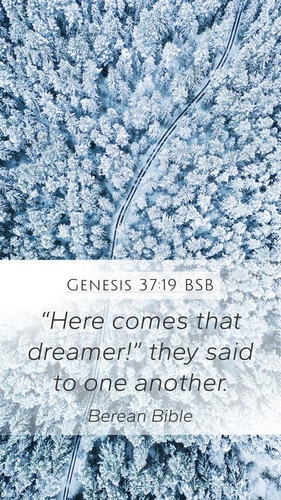 Genesis 37:19 BSB Bible Verse Image