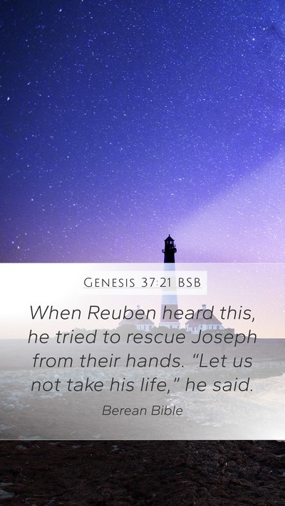 Genesis 37:21 BSB Bible Verse Image