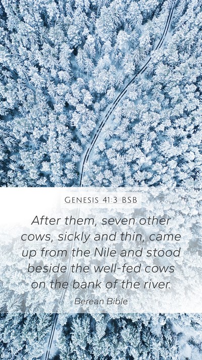 Genesis 41:3 BSB Bible Verse Image