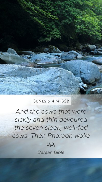 Genesis 41:4 BSB Bible Verse Image