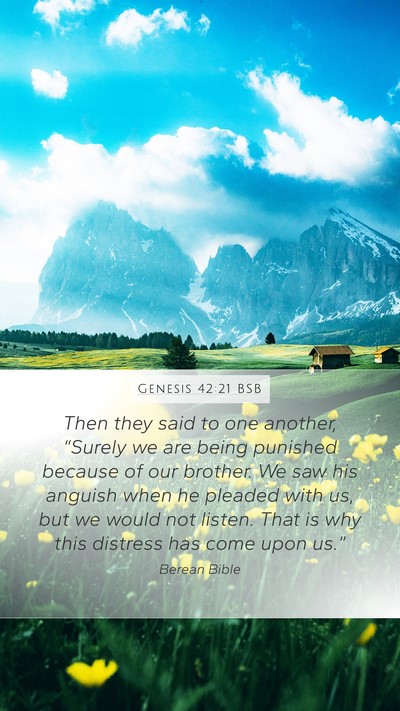 Genesis 42:21 BSB Bible Verse Image