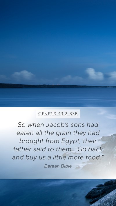 Genesis 43:2 BSB Bible Verse Image