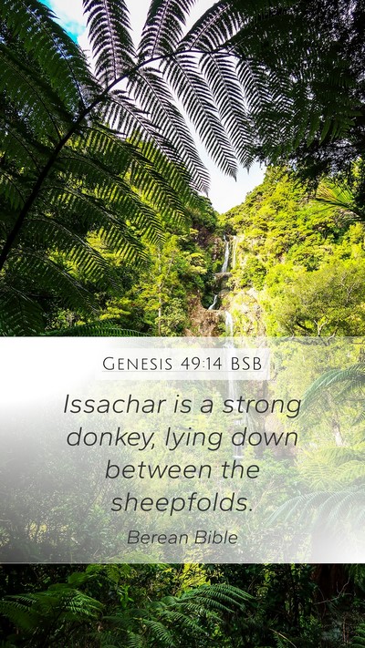 Genesis 49:14 BSB Bible Verse Image