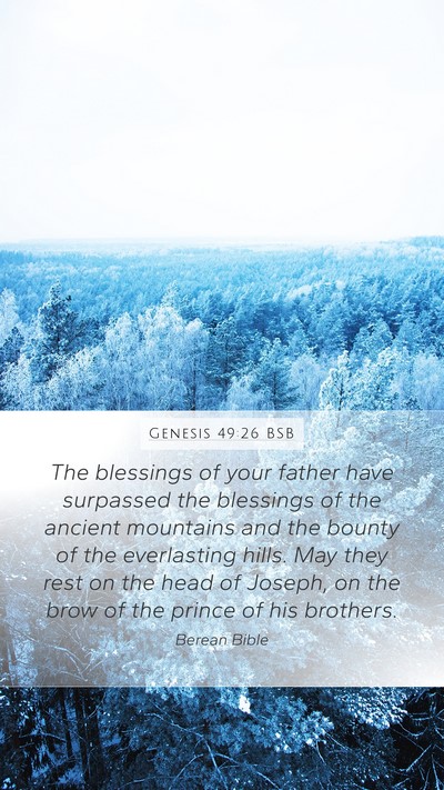 Genesis 49:26 BSB Bible Verse Image