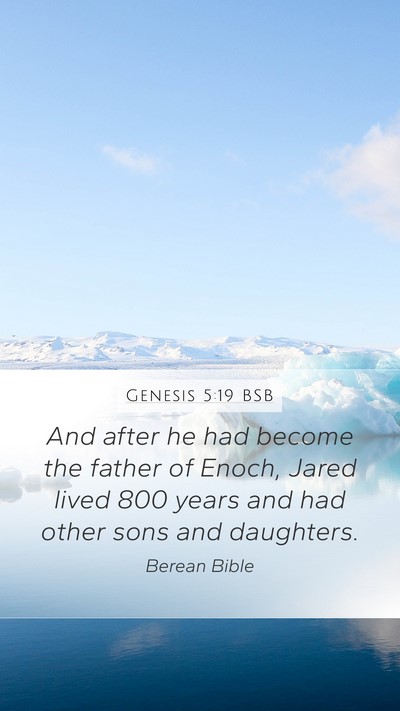 Genesis 5:19 BSB Bible Verse Image