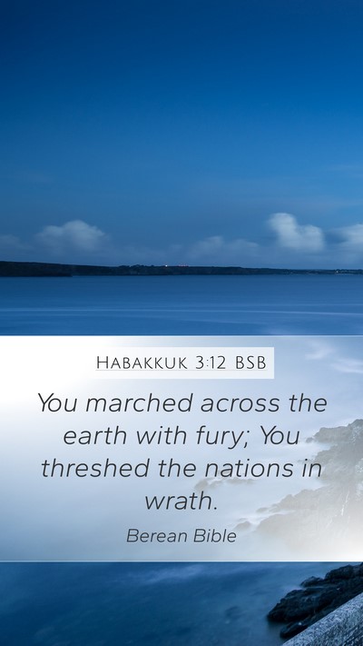 Habakkuk 3:12 BSB Bible Verse Image