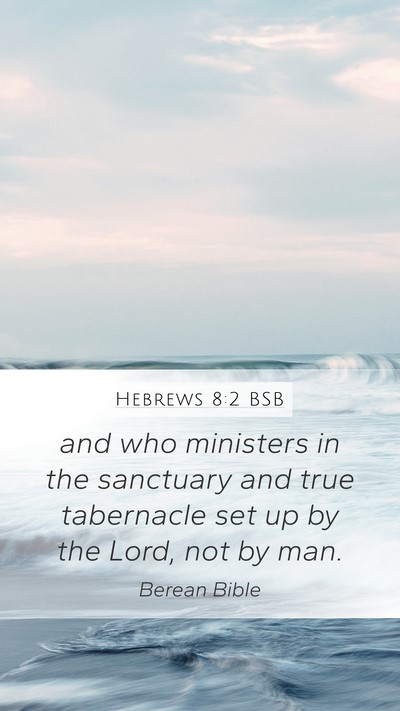 Hebrews 8:2 BSB Bible Verse Image