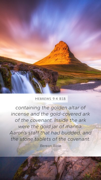 Hebrews 9:4 BSB Bible Verse Image