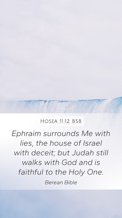 Hosea 11:12 BSB Bible Verse Image
