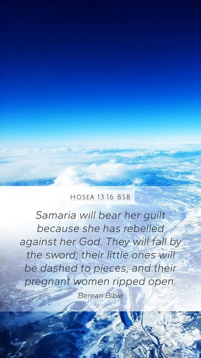 Hosea 13:16 BSB Bible Verse Image
