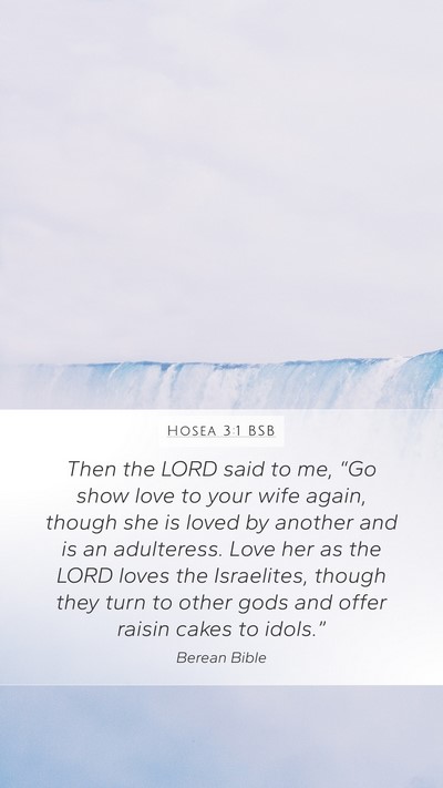 Hosea 3:1 BSB Bible Verse Image