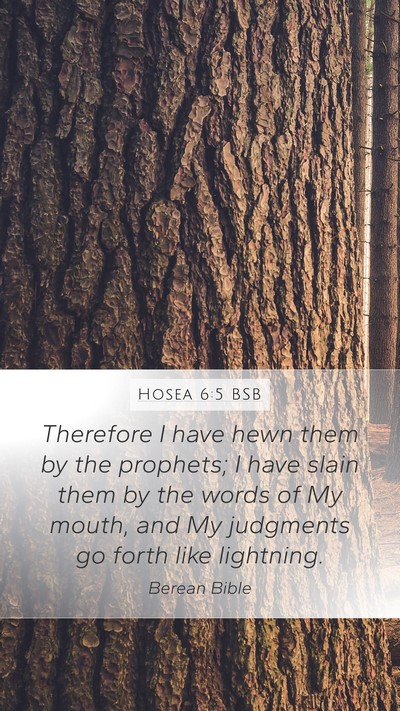 Hosea 6:5 BSB Bible Verse Image