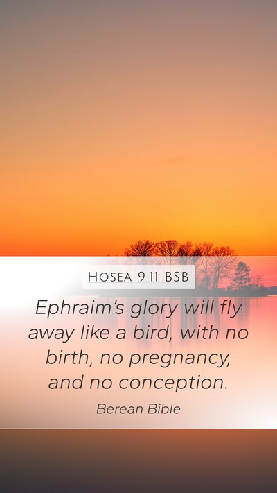 Hosea 9:11 BSB Bible Verse Image