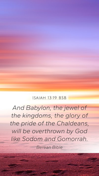 Isaiah 13:19 BSB Bible Verse Image