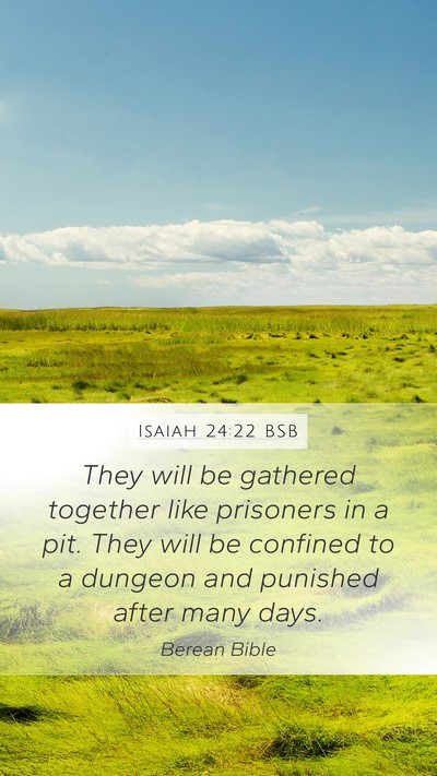 Isaiah 24:22 BSB Bible Verse Image