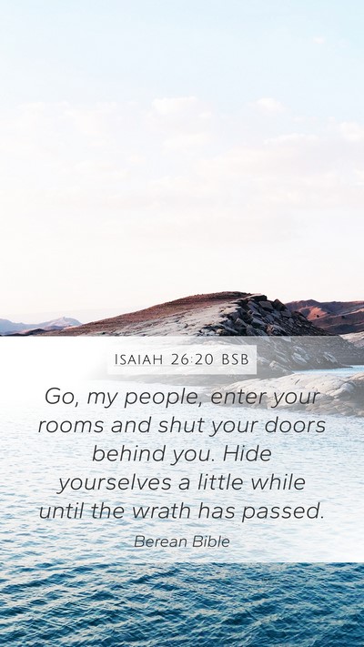 Isaiah 26:20 BSB Bible Verse Image