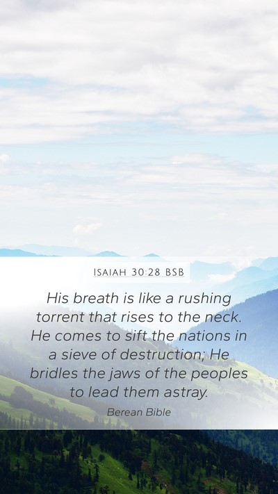 Isaiah 30:28 BSB Bible Verse Image