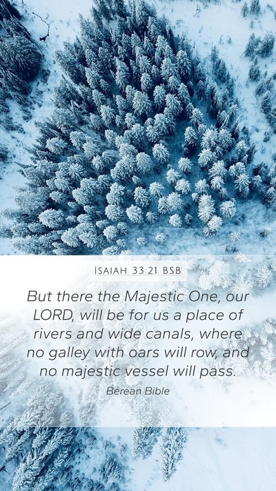 Isaiah 33:21 BSB Bible Verse Image