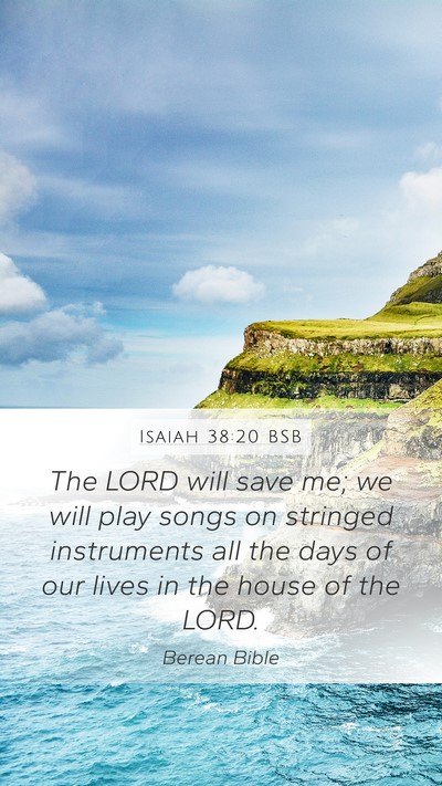Isaiah 38:20 BSB Bible Verse Image