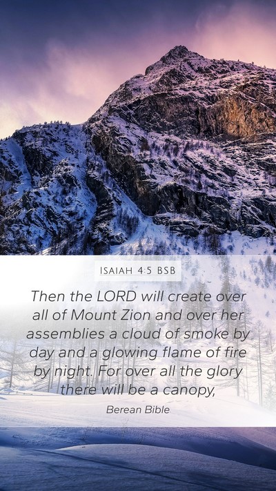 Isaiah 4:5 BSB Bible Verse Image