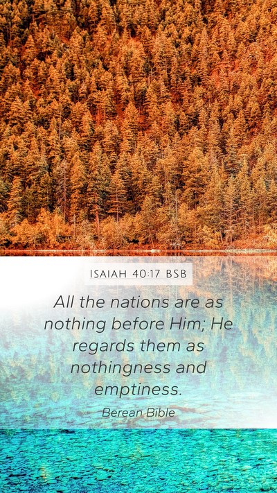 Isaiah 40:17 BSB Bible Verse Image