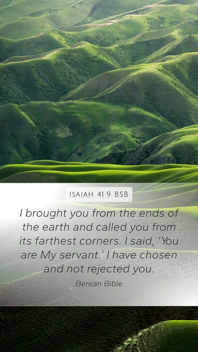 Isaiah 41:9 BSB Bible Verse Image