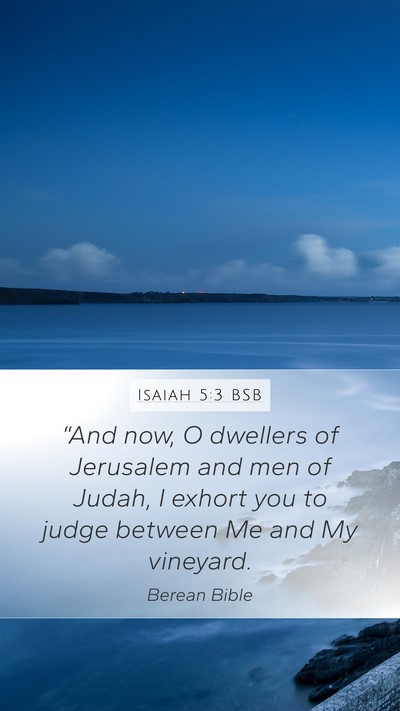 Isaiah 5:3 BSB Bible Verse Image