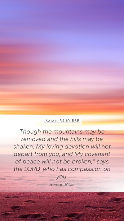 Isaiah 54:10 BSB Bible Verse Image