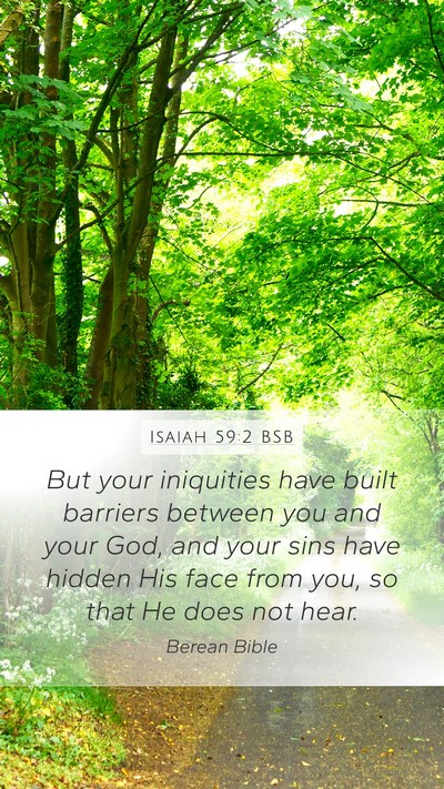 Isaiah 59:2 BSB Bible Verse Image