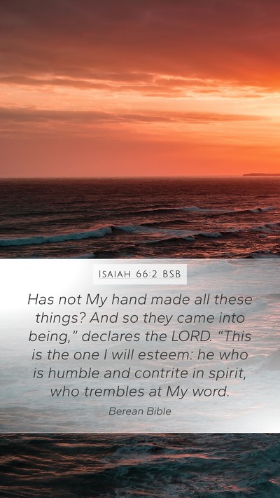 Isaiah 66:2 BSB Bible Verse Image
