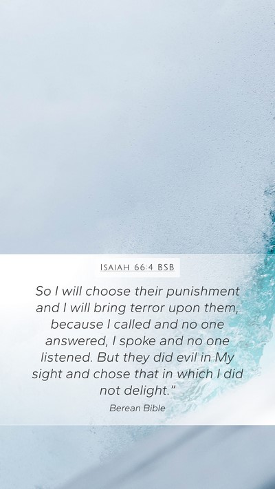Isaiah 66:4 BSB Bible Verse Image