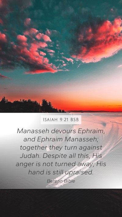 Isaiah 9:21 BSB Bible Verse Image