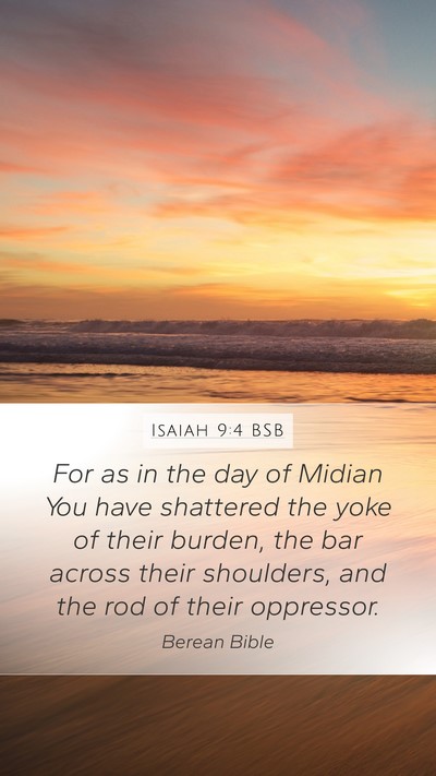 Isaiah 9:4 BSB Bible Verse Image
