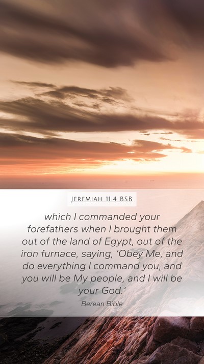Jeremiah 11:4 BSB Bible Verse Image