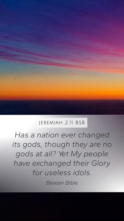 Jeremiah 2:11 BSB Bible Verse Image