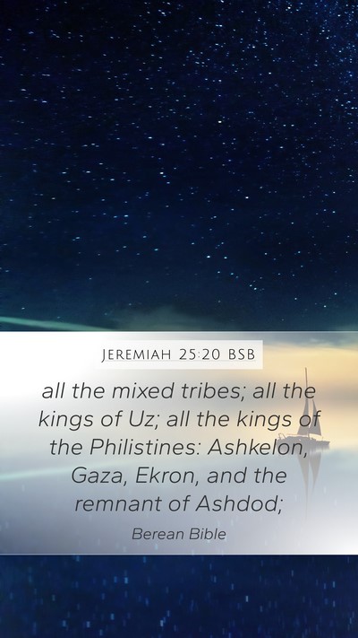 Jeremiah 25:20 BSB Bible Verse Image