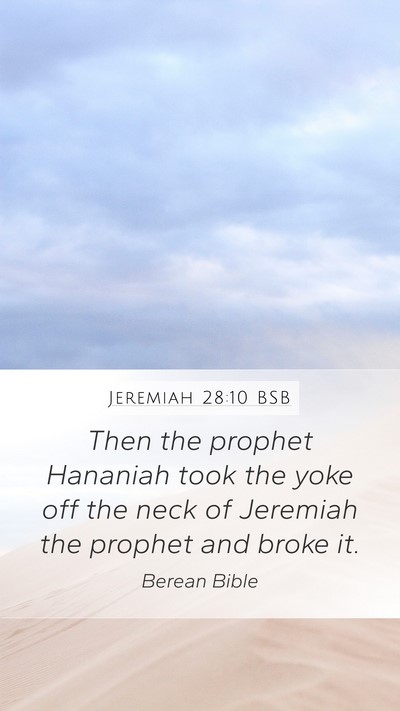 Jeremiah 28:10 BSB Bible Verse Image