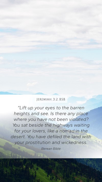 Jeremiah 3:2 BSB Bible Verse Image