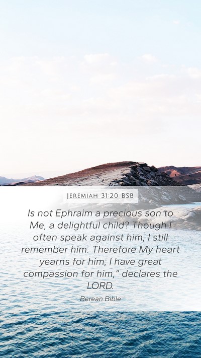 Jeremiah 31:20 BSB Bible Verse Image