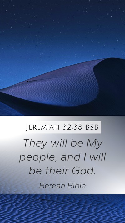 Jeremiah 32:38 BSB Bible Verse Image