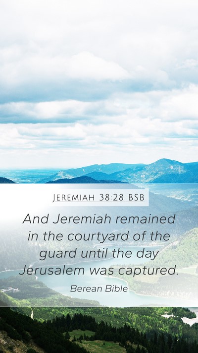 Jeremiah 38:28 BSB Bible Verse Image