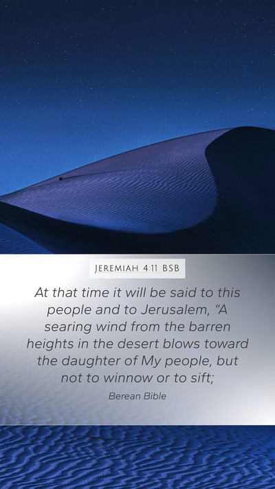 Jeremiah 4:11 BSB Bible Verse Image