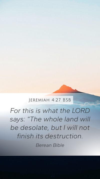 Jeremiah 4:27 BSB Bible Verse Image