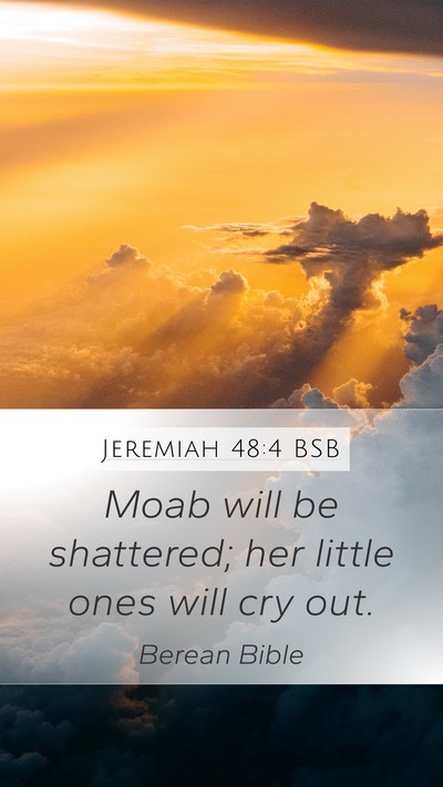 Jeremiah 48:4 BSB Bible Verse Image