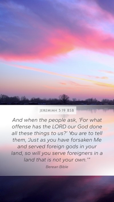 Jeremiah 5:19 BSB Bible Verse Image