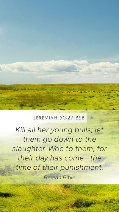 Jeremiah 50:27 BSB Bible Verse Image