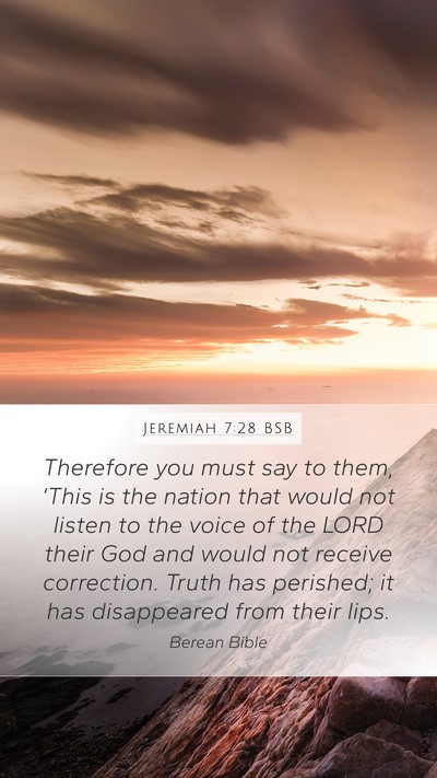 Jeremiah 7:28 BSB Bible Verse Image
