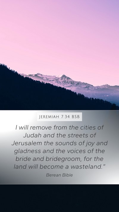 Jeremiah 7:34 BSB Bible Verse Image