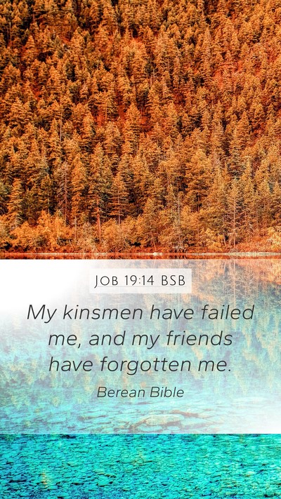 Job 19:14 BSB Bible Verse Image